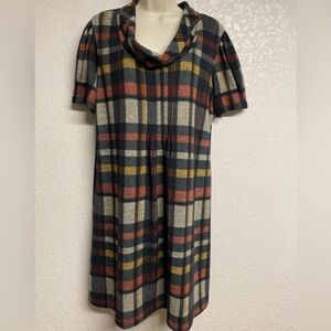 Jessica Howard Multicolor Plaid Mini Dress